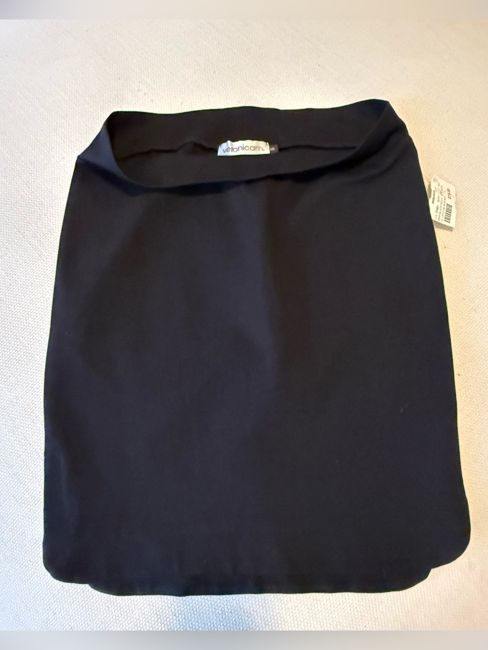 Veronica M Black Stretch Pencil Skirt